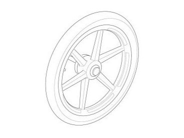 Náhled produktu - Thule Rear wheel assembly 16