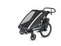 Thule Chariot Cross 2 G3 DOUBLE Dark Slate + bike set + kočárkový set + běžecký set