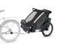 Thule Chariot Cross 2 G3 DOUBLE Dark Slate + bike set + kočárkový set + běžecký set