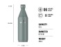 STANLEY All Day Slim Bottle láhev 600 ml Shale