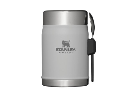 Náhled produktu - STANLEY Termoska jídelní 400ml se lžící/vidličkou Ash Grey