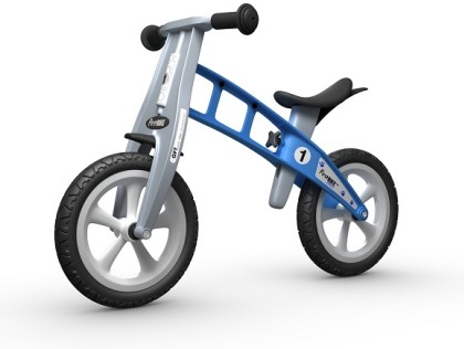 Dětské odrážedlo FirstBike Basic Light Blue – BEZ BRZDY